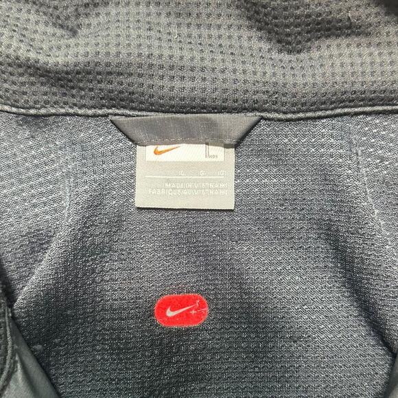 Vintage Y2K Nike Windbreaker Mens Large Grey Blue Lightweight 2000s Jacket - Picture 3 of 5